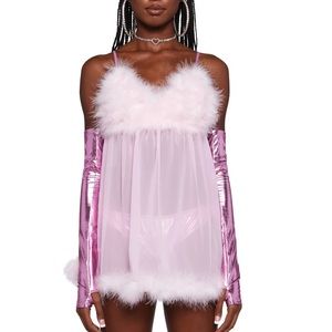 Halloween Cute Fembot Costume (3 piece set) NEW